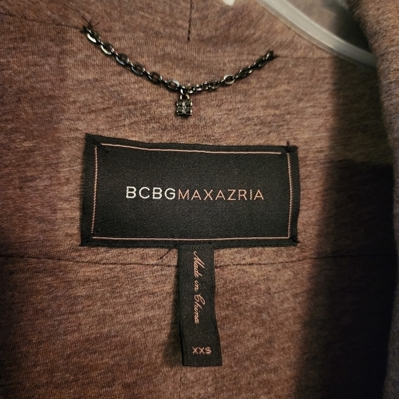 BCBGMaxAzria Brown Open Cardigan Tie Belt Size XXS - Picture 4 of 10